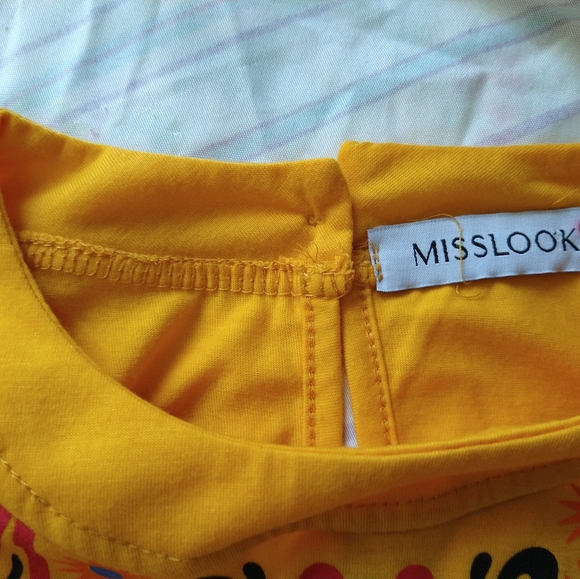 Misslook Orange dress size M - Picture 5 of 6
